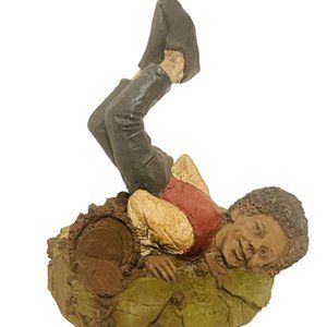 Tom Clark figurine gnome elf SIGNED sculpture Cairn Goodfoot Michael Jackson vtg